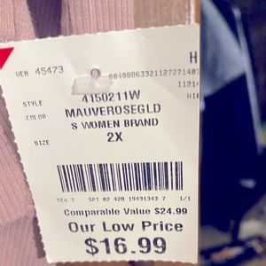 NWT Light pink w/gold love light sweatshirt.